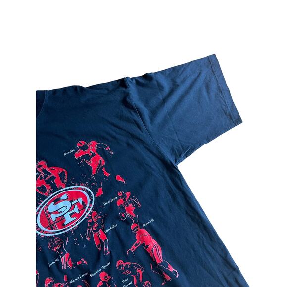 4XL men’s San Francisco 49ers team t-shirt 2009-10 pro crux - Picture 7 of 11